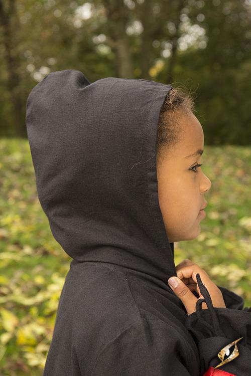 Children's Robe Harry Black/Red