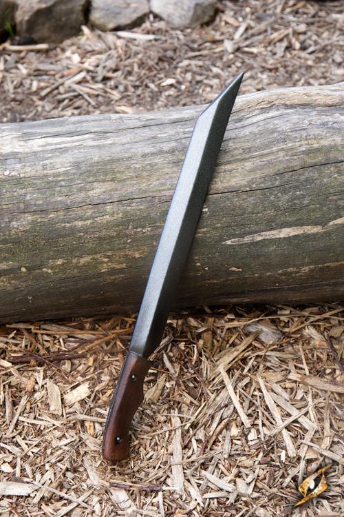 Knife Seax 51 cm Brown/Silver