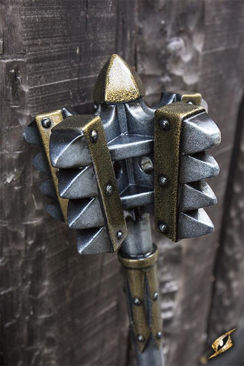 Königlich Streitkolben 108 cm Stahl/Gold