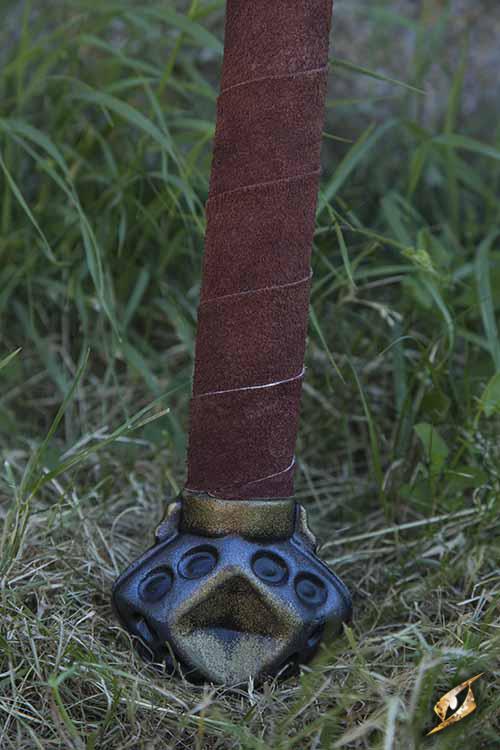 Zwergen Großhammer 152 cm Braun/Silber