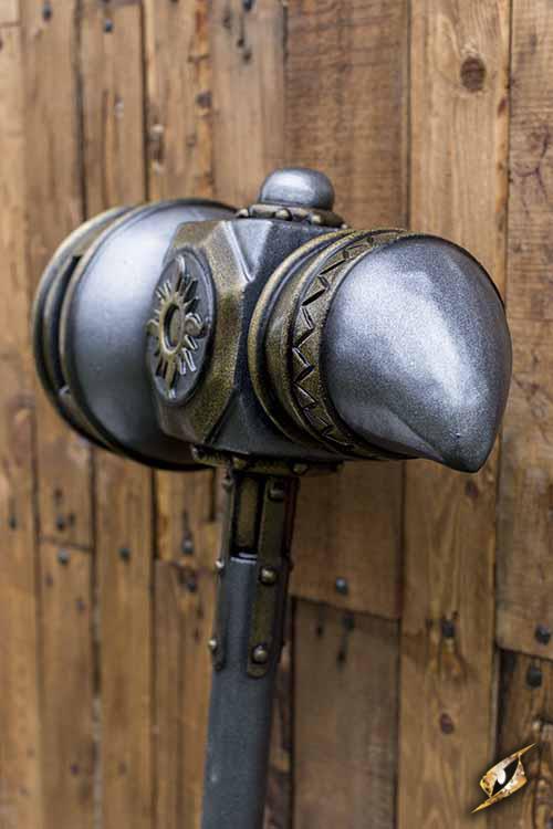 Sonne Hammer 135 cm Stahl/Gold