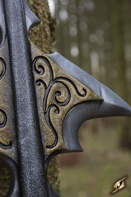 Kings Guard Halberd 190 cm Black/Gold