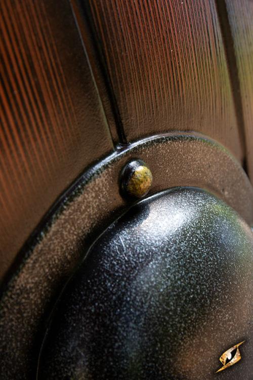 Wikinger Schild 80 cm Holz/Stahl