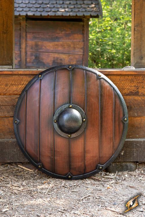 Viking Shield 80 cm Wood/Steel