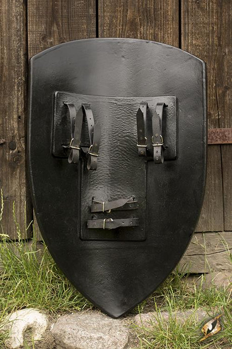 Lion Shield 80x50 cm White/Gold