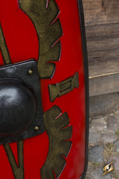 Square Shield Scutum Red