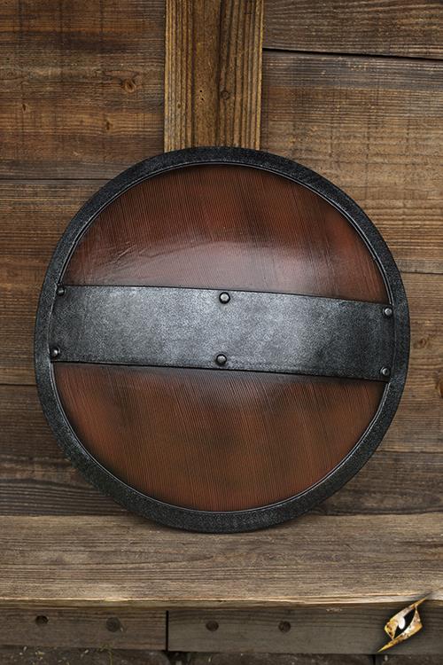 Round Shield Braced ø60 cm Wood/Steel