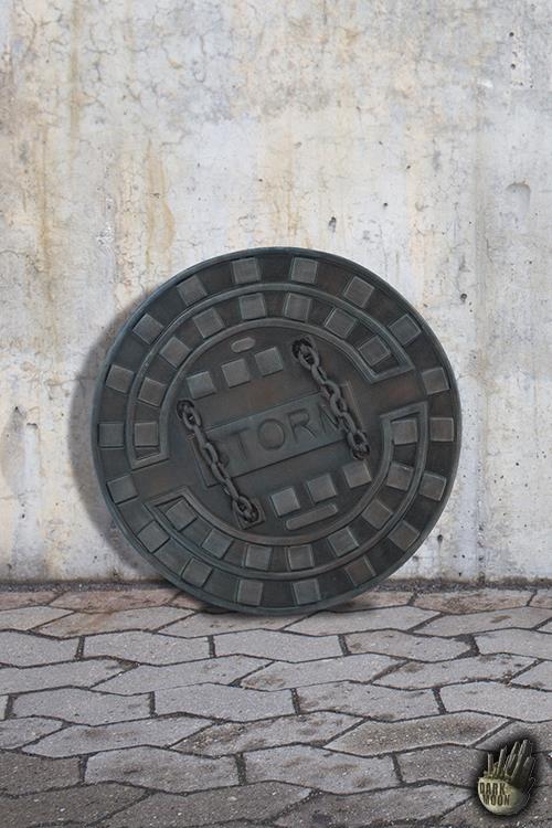 Dark Moon Sewer Shield 60 cm Grey