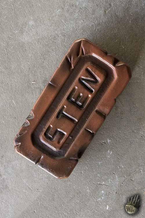 Dark Moon Brick 20x10x6cm Brown