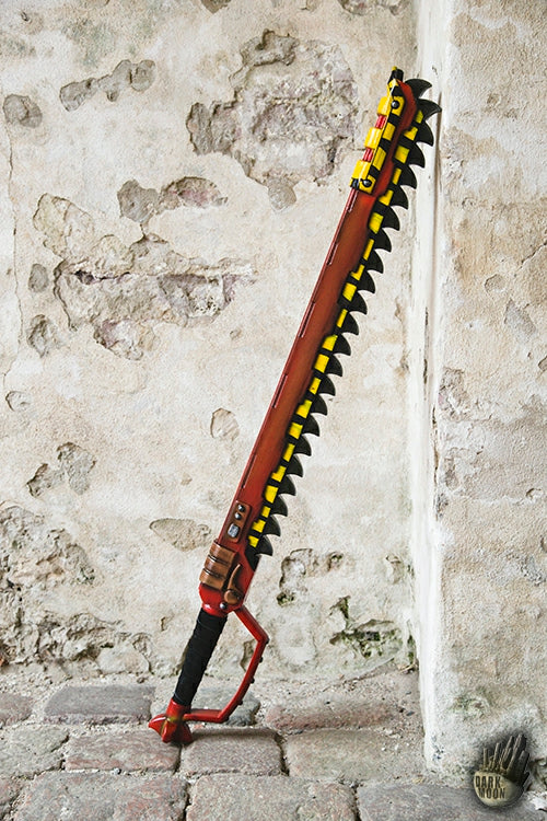 Dark Moon Kettenschwert 100 cm Rot/Schwarz