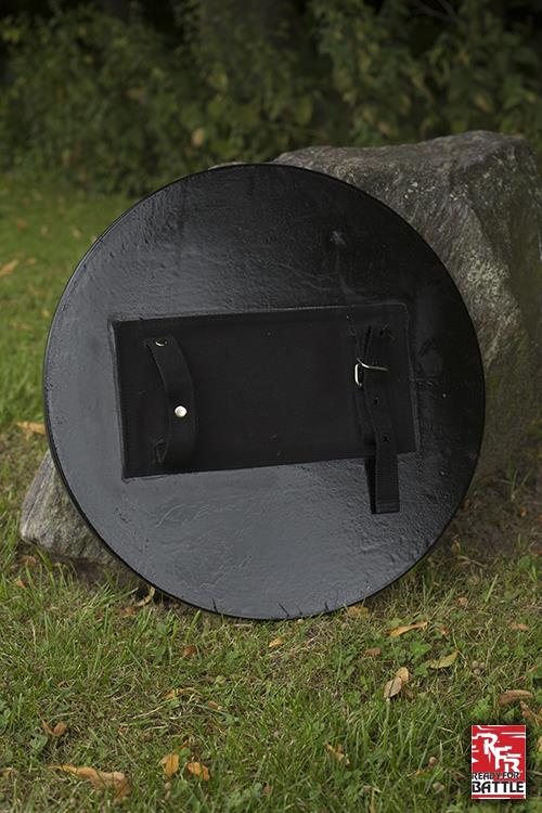 Ready for Battle Round Shield ø50 cm Black/Gold