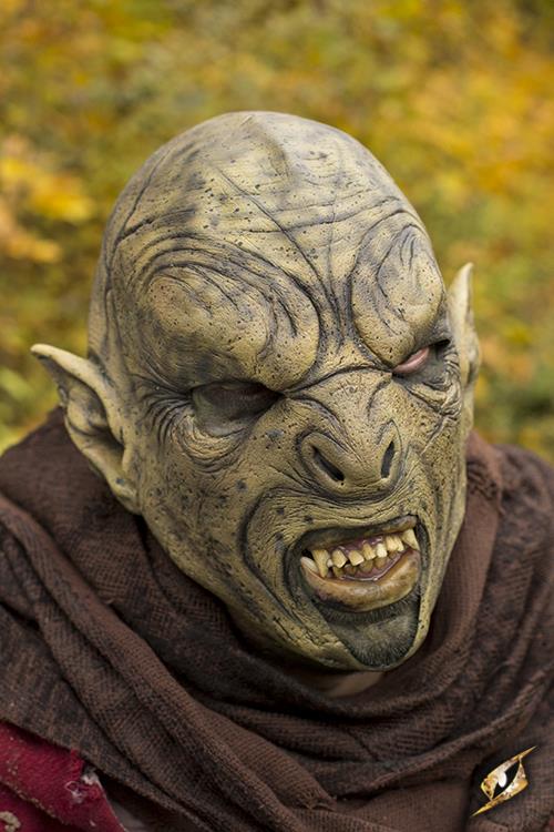 Maske Carnal Orc braun