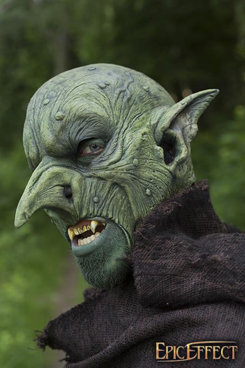 Maske Malicious Goblin Grün