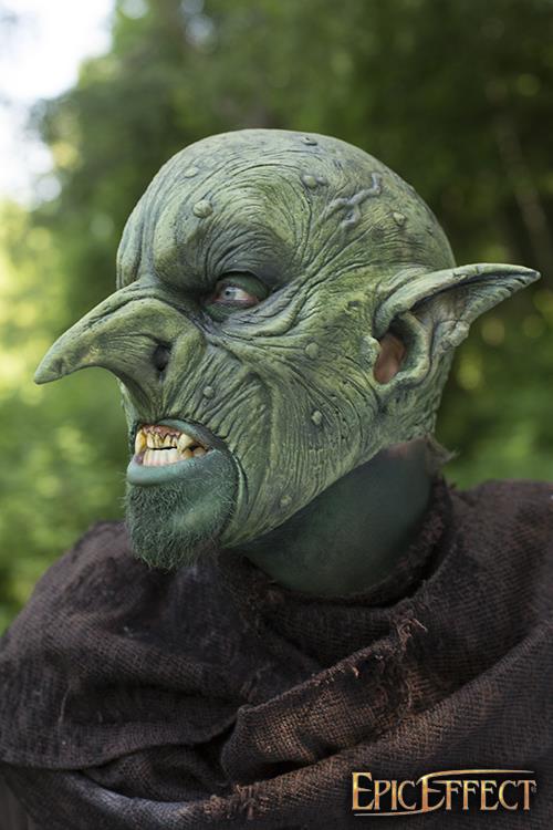 Goblin Mask Malicious 57-59 cm Green