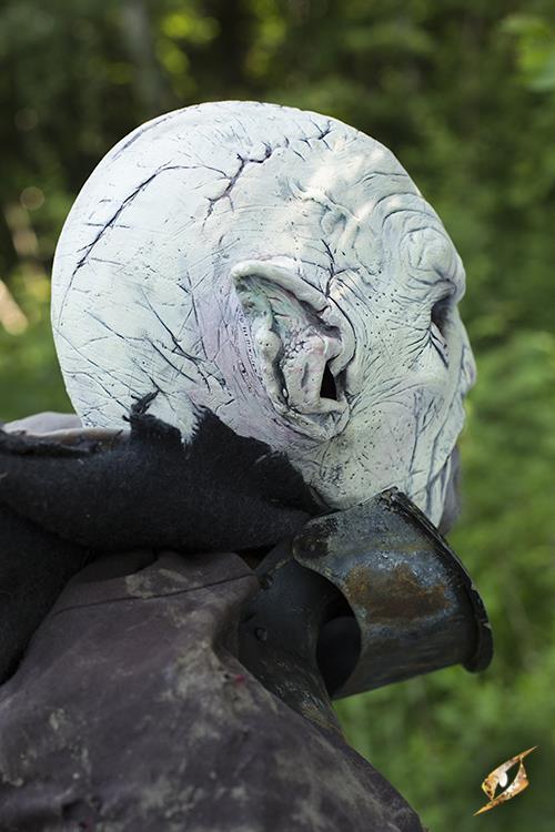 Orc Mask Beastial 57-59 cm White