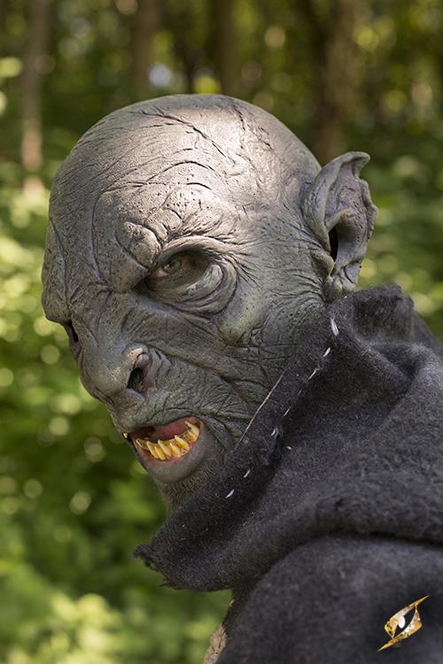 Orc Mask Beastial 57-59 cm Dark Green