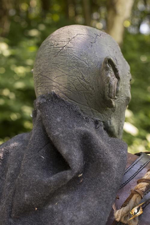 Orc Mask Beastial 57-59 cm Dark Green