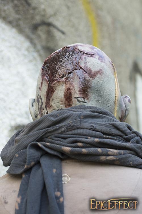 Zombie Mask Scarface 57-59 cm Grey