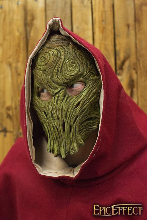 Mask Wood Trophy Brown