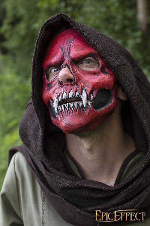 Mask Skull Trophy Red