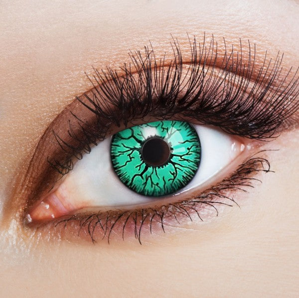 Contact Lenses Green Blood Fiber