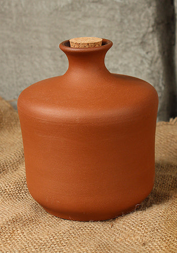 Bottle with cork 900ml Light Brown