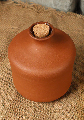 Bottle with cork 900ml Light Brown