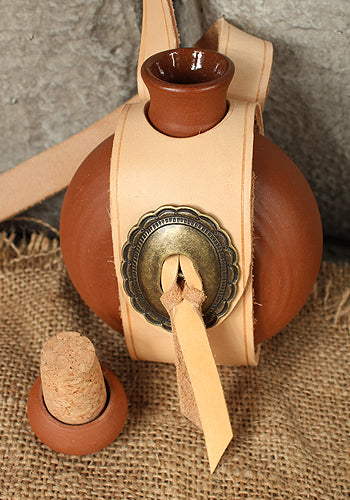 Canteen with Shoulder Belt 0,25l Light Brown