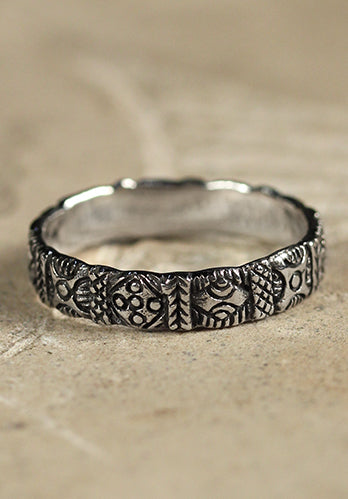 Viking Ring Bandur Silver