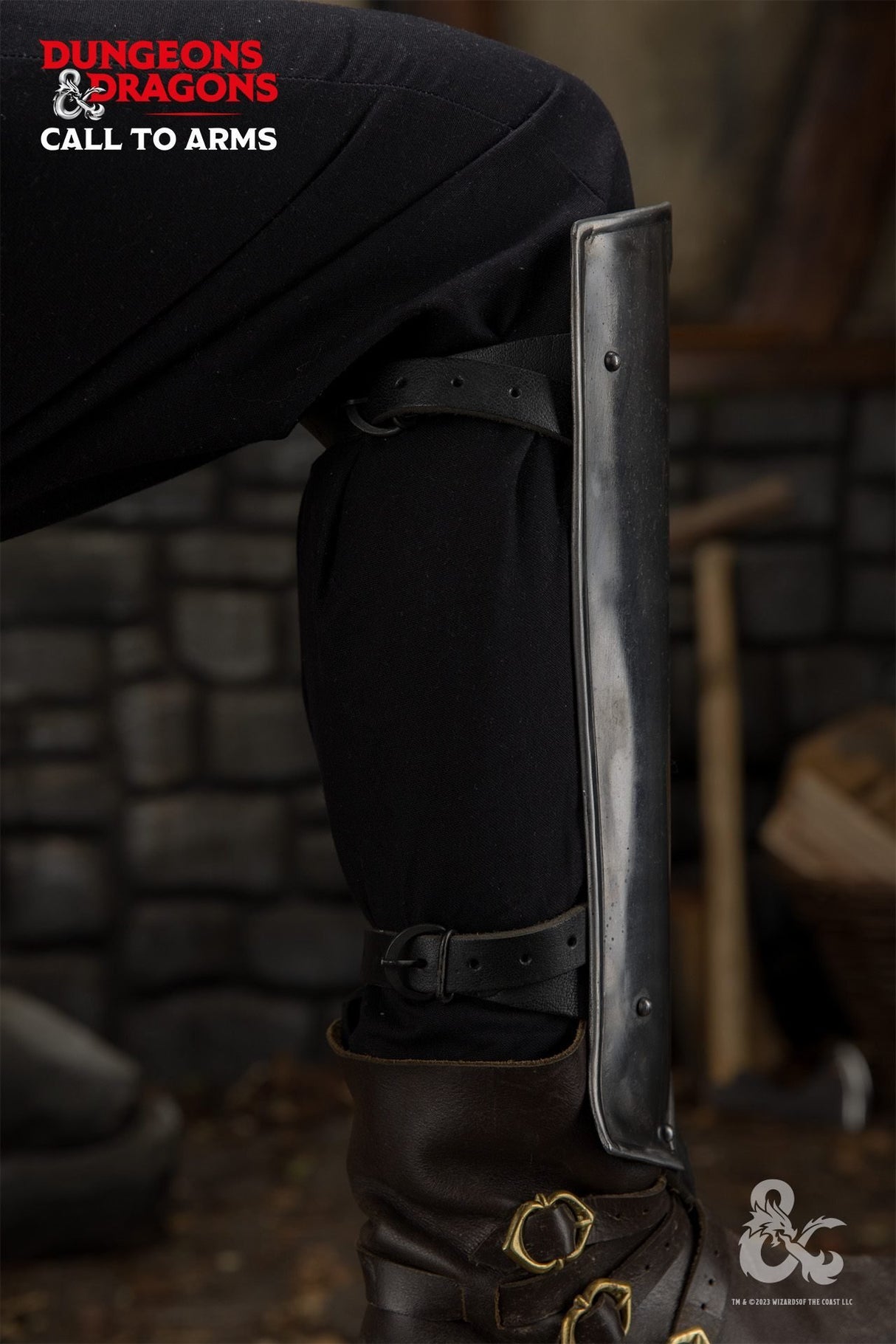 Dungeons & Dragons Stahlbeinschienen poliert