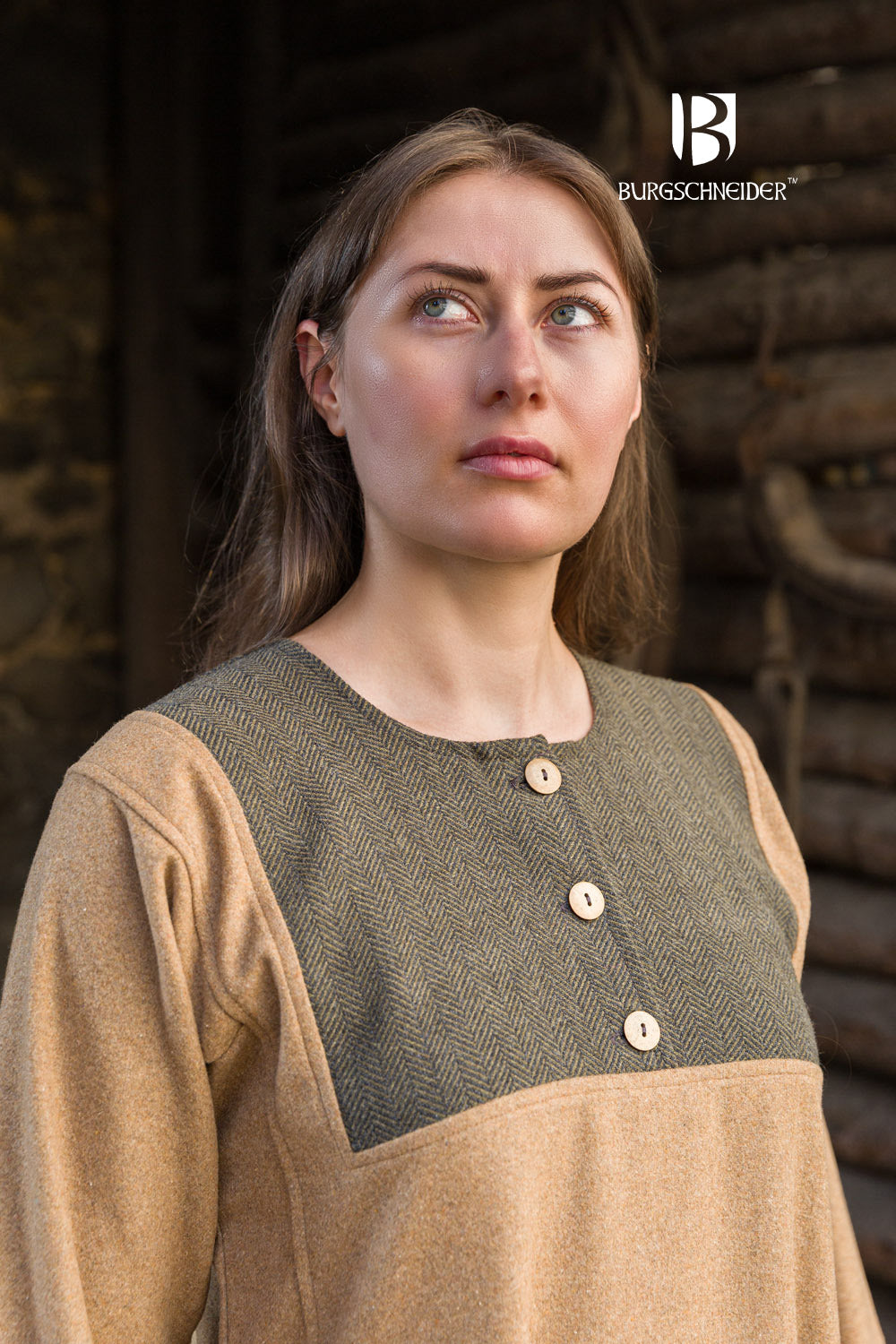 Rus Kleid Jadwiga Camel-Beig