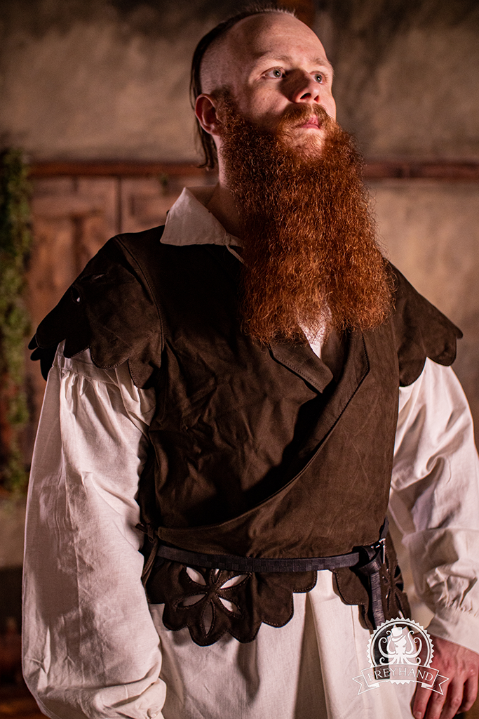 Landsknecht Wildleder Weste Imperialis