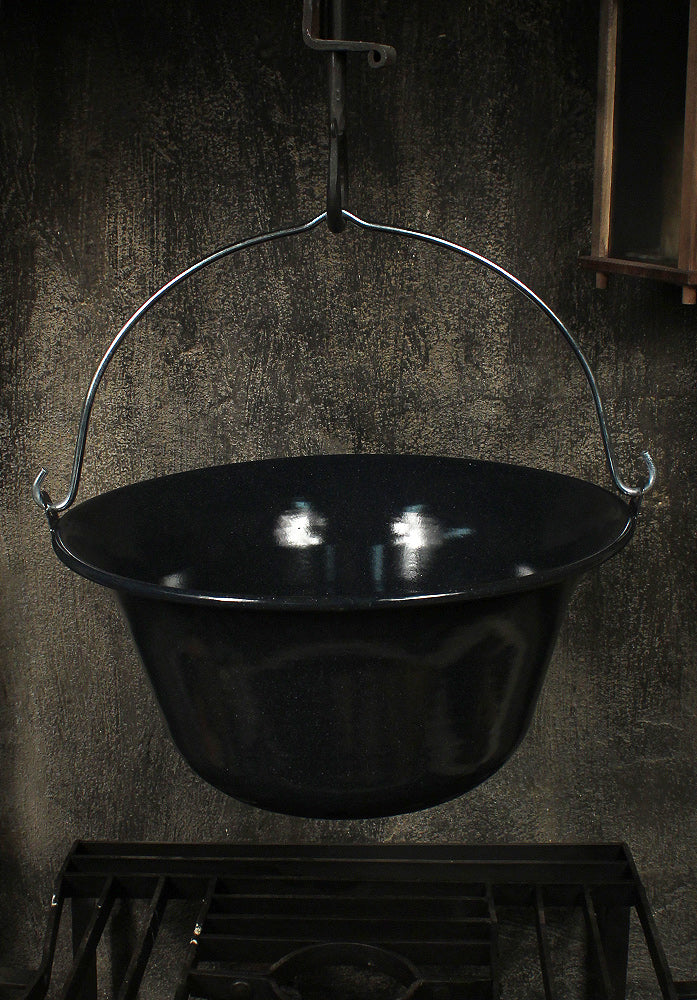 Enameled Kettle 15L Blue/Black