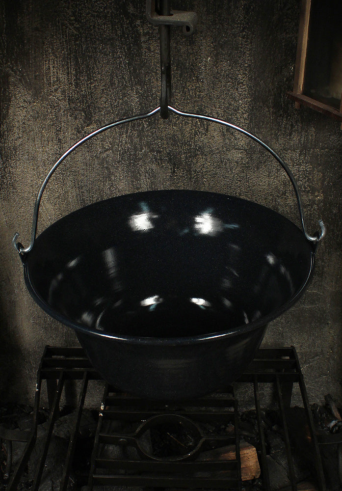 Enameled Kettle 15L Blue/Black