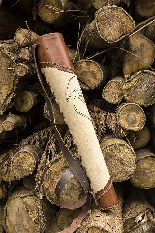 Köcher Archer, creme/braun