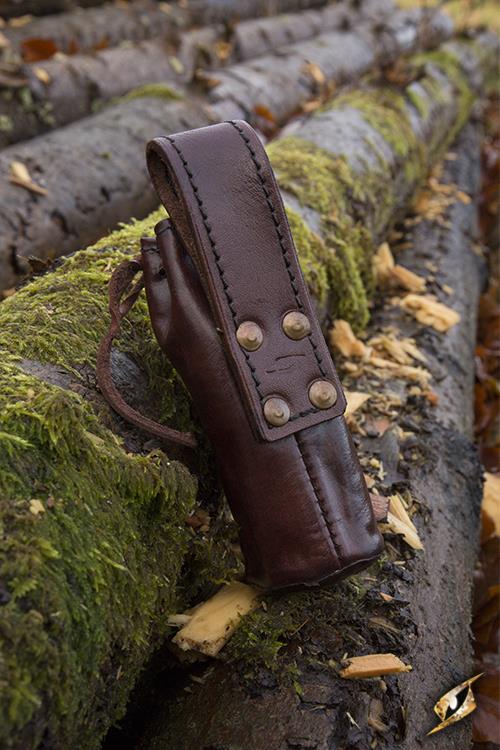 Fernrohr mit Lederbeutel