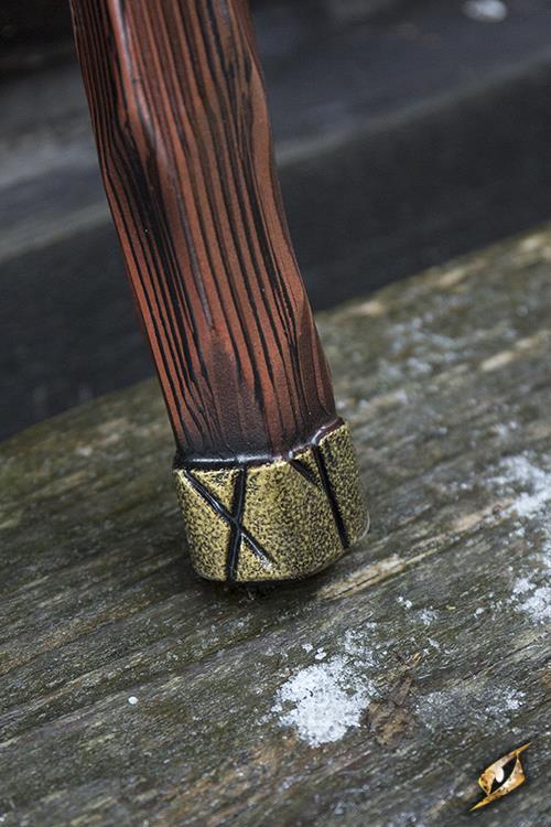 Wikinger Kurzaxt 55 cm Stahl/Gold