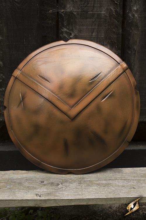 Shield Leonidas ø70 cm Bronze