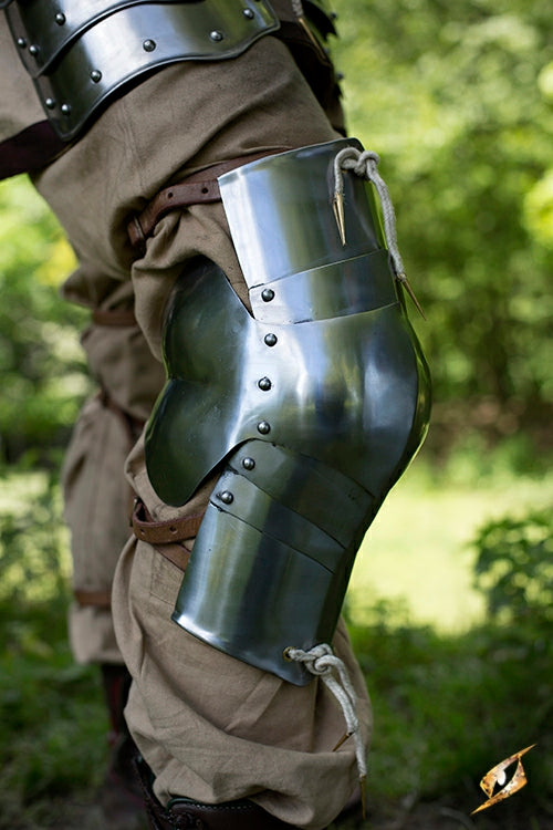 Floating Knee Leg Protection Polished Steel