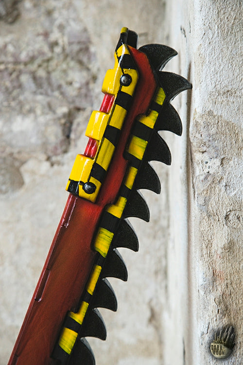 Dark Moon Kettenschwert 100 cm Rot/Schwarz