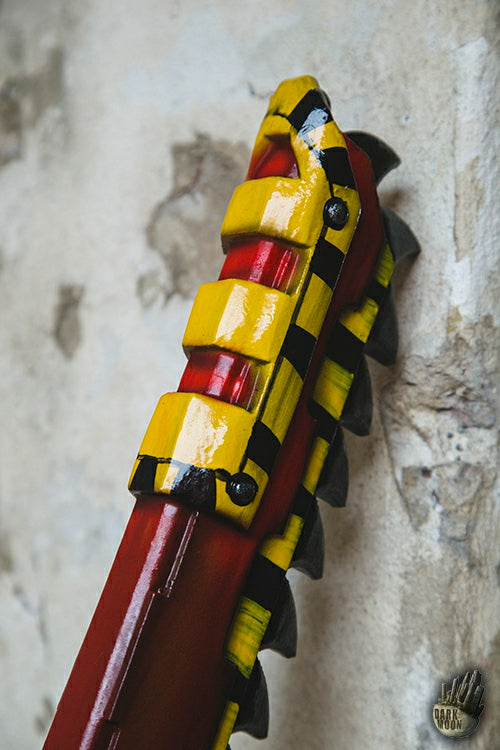 Dark Moon Kettenschwert 100 cm Rot/Schwarz