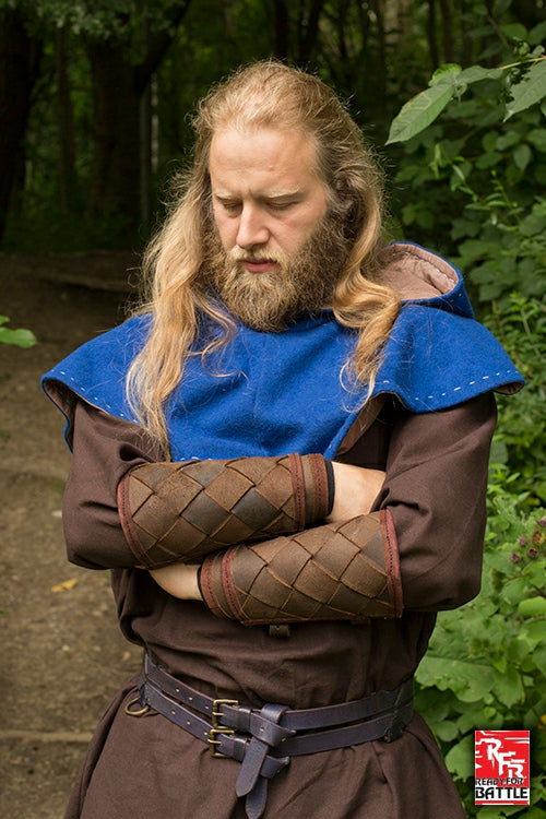 Ready for Battle Bracers Viking Brown