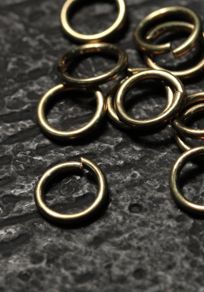 Chain Rings 8mm Brass