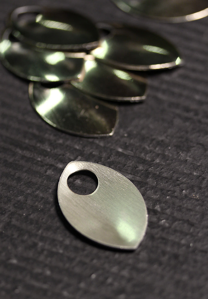 Scales Aluminium Groß, gold glänzend