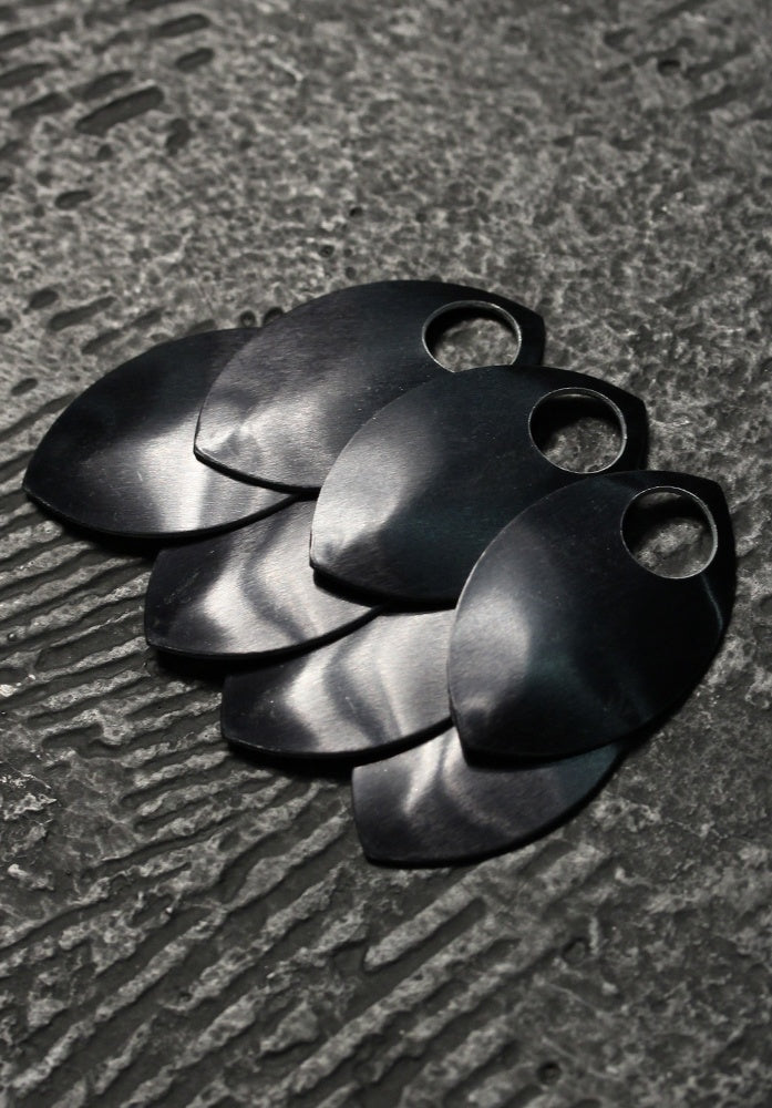 Scales Aluminium Groß, schwarz