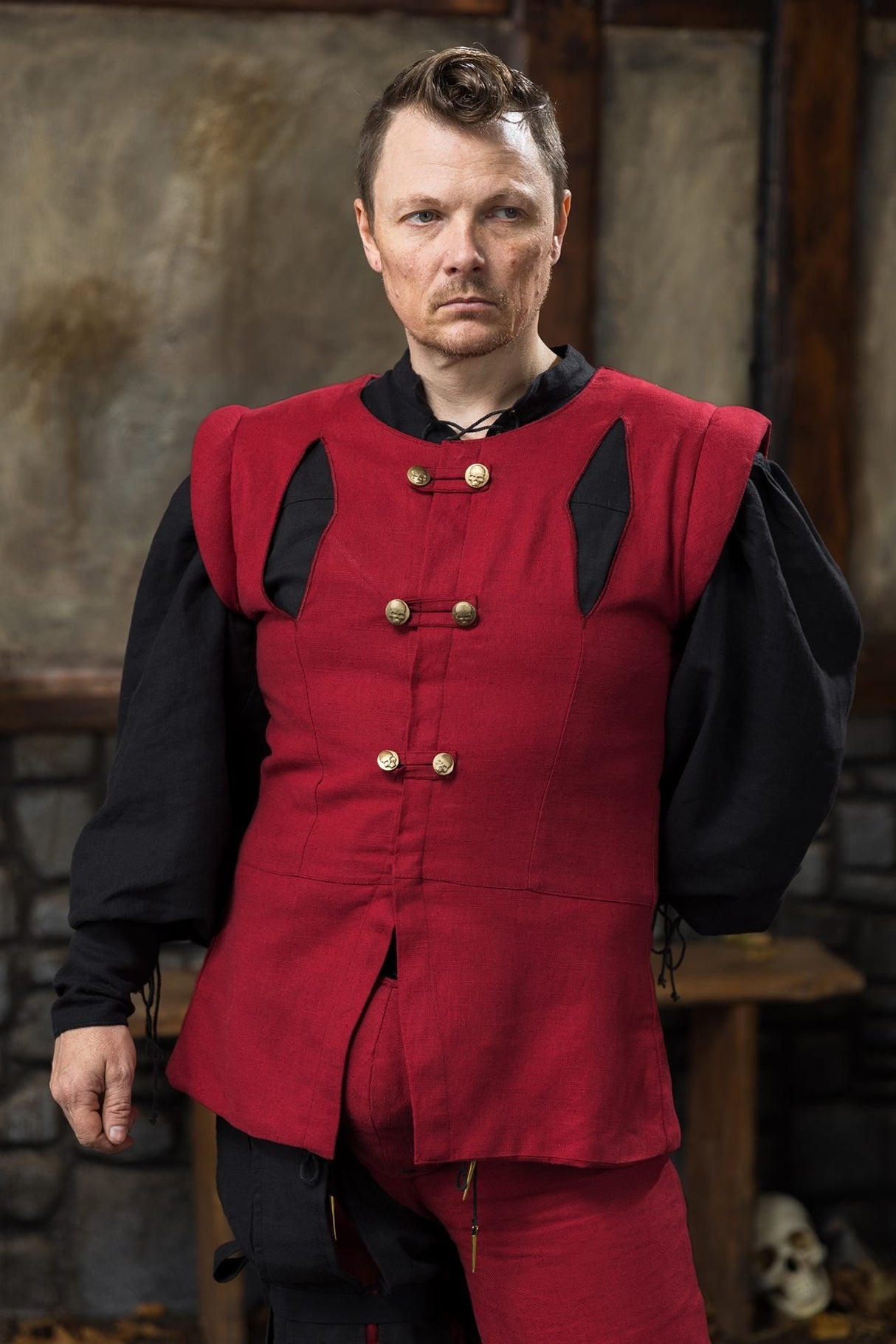 Warhammer Armoury Imperial Doublet Type B Dark Red