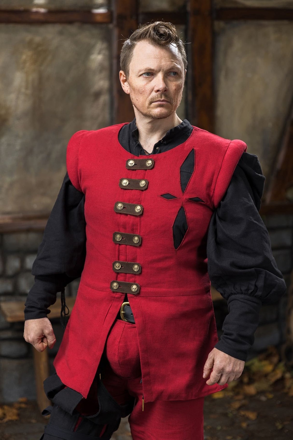 Warhammer Rüstung Imperialer Wams Typ A Dunkelrot