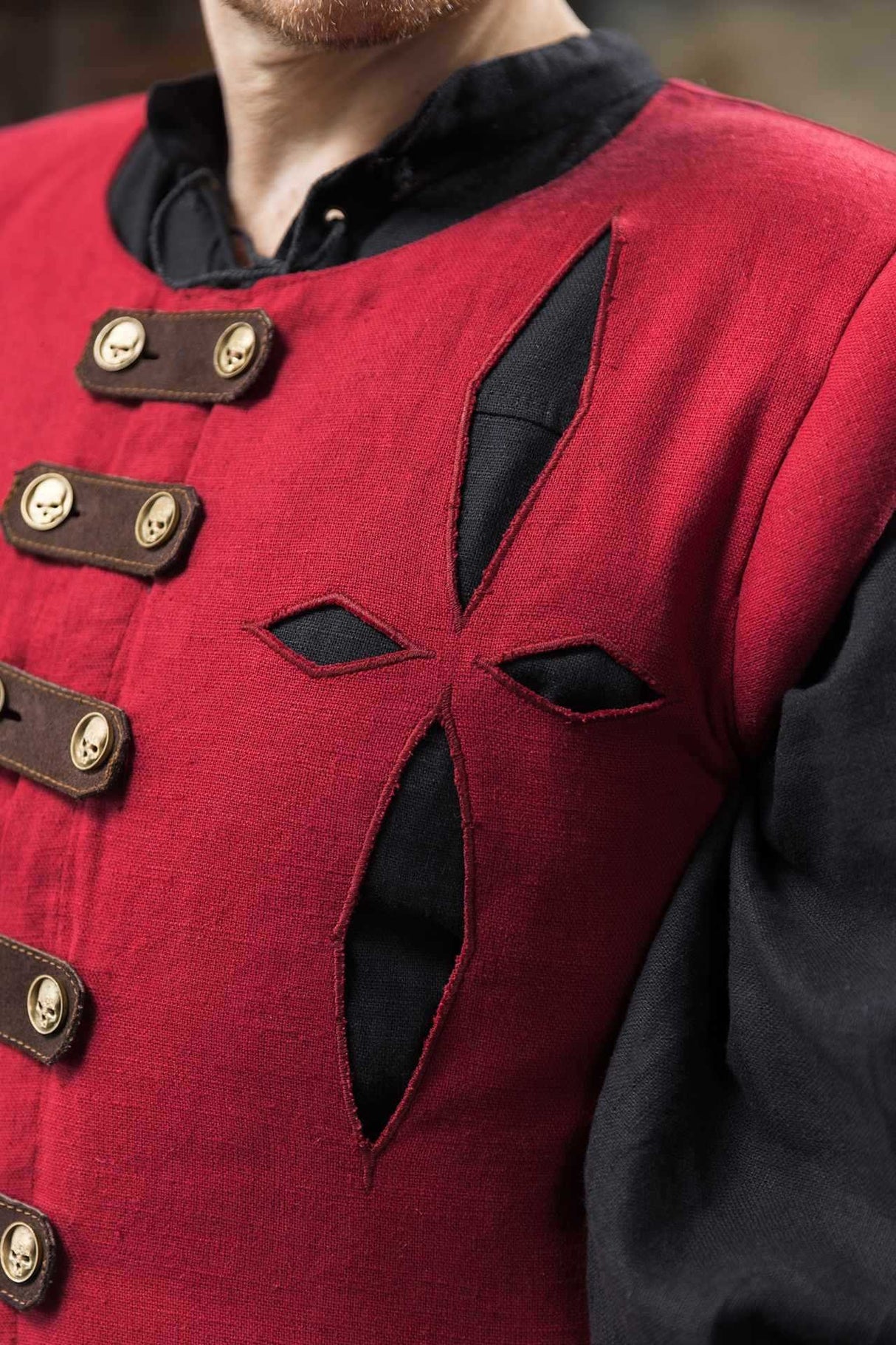 Warhammer Rüstung Imperialer Wams Typ A Dunkelrot