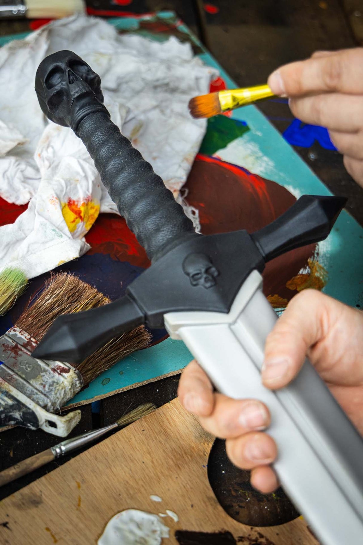 Warhammer Rüstkammer Vanguard Blade Schaumstoff Imperial Arming Sword Unbemalt