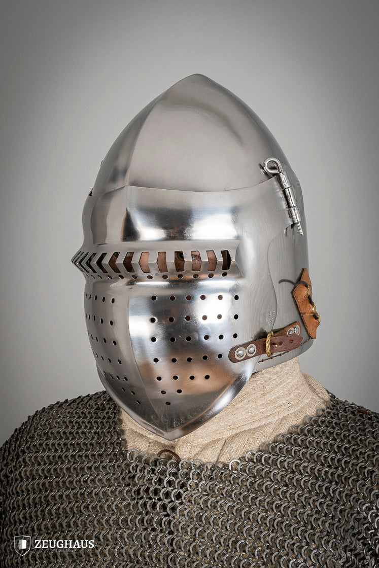 Beckenhaube mit Visier 2,5mm Poliert